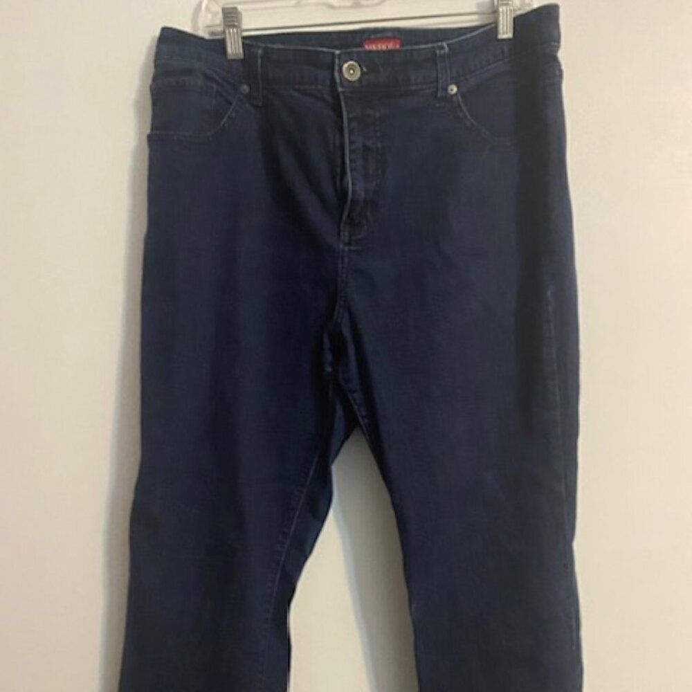 Merona 5 pocket distressed Flare jeans, size 18W